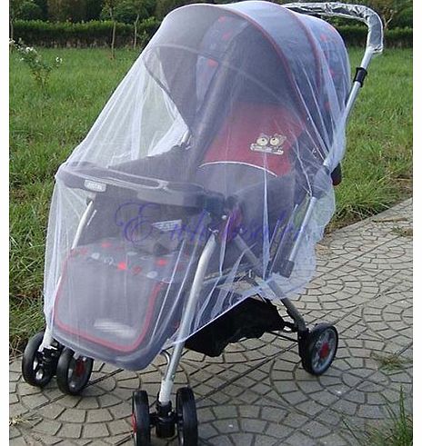 GAOHOU Mosquito Net Stroller Infants Baby Safe Mesh White Bee Insect Bug Cover