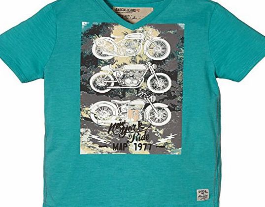 Garcia Boys T-Shirt - Turquoise - 8 Years