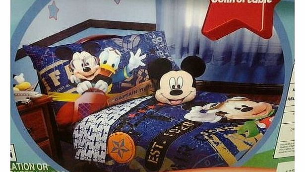 Disney Mickey Mouse 4pc Toddler Bedding Set Genuine Licensed, Garden, Lawn, Maintenance