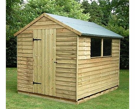 8 x 6 Shed Republic Essential Pressure Treated Overlap Apex Shed
