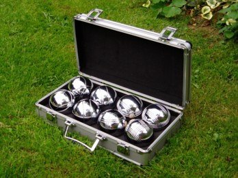 Garden Games 8 Boules in Metal Box