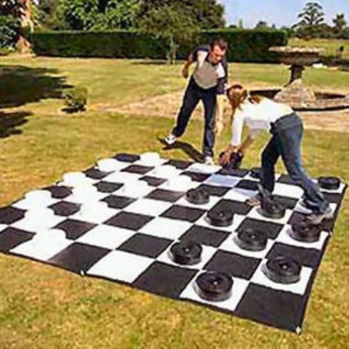 Garden Games Giant Draughts Set