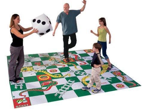 Garden Games Giant Snakes & Ladders