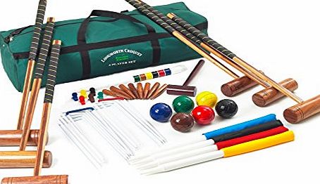 Garden Games Longworth 6 Player Croquet Set in a Canvas carry bag
