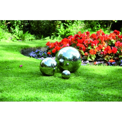 Garden King Set of 3 Stainless Steel Spheres
