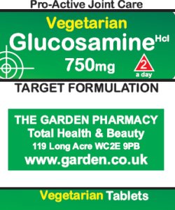 GLUCOSAMINE (VEGETARIAN) 750MG X 30 TABLETS