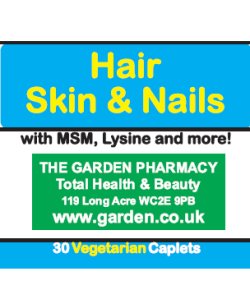 Garden Pharmacy HAIR SKIN and NAILS X 30 CAPLETS