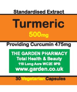 Garden Pharmacy TURMERIC 500MG X 30 CAPSULES