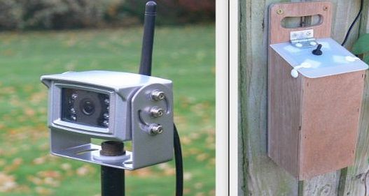 Garden Secrets Wireless Colour Wildlife Camera With Rechargeable Long Lasting Battery Box
