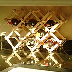 Garden Trading at notonthehighstreet.com Folidng Wooden Wine Rack