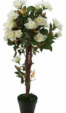 Garden XP Artificial White Rose Tree