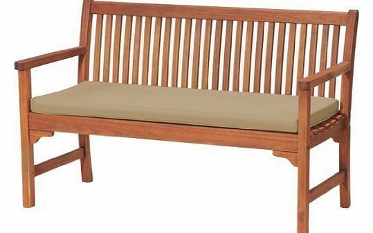 Gardenista Garden Bench Pad ONLY in Stone, Comfortable and Lightweight. Great for Indoors and Outdoors, Made from High Quality Water Resistant Material.