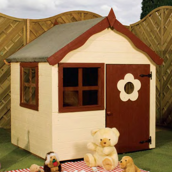 Gardens and Homes Direct 4ft x 4ft Snug Playhouse - Fully Assembled