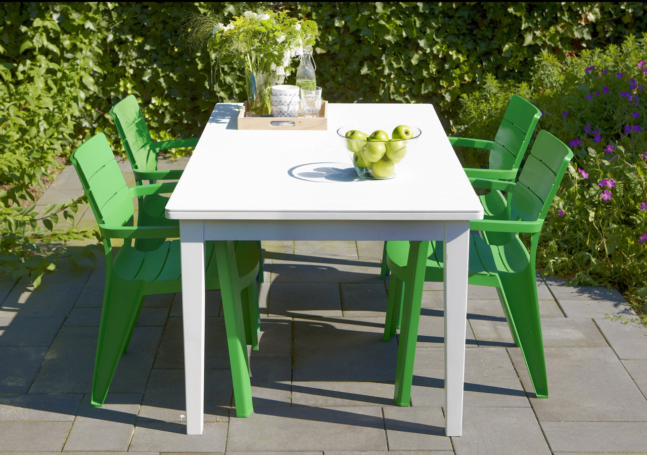 Gardens and Homes Direct Allibert White Futura Dining Table