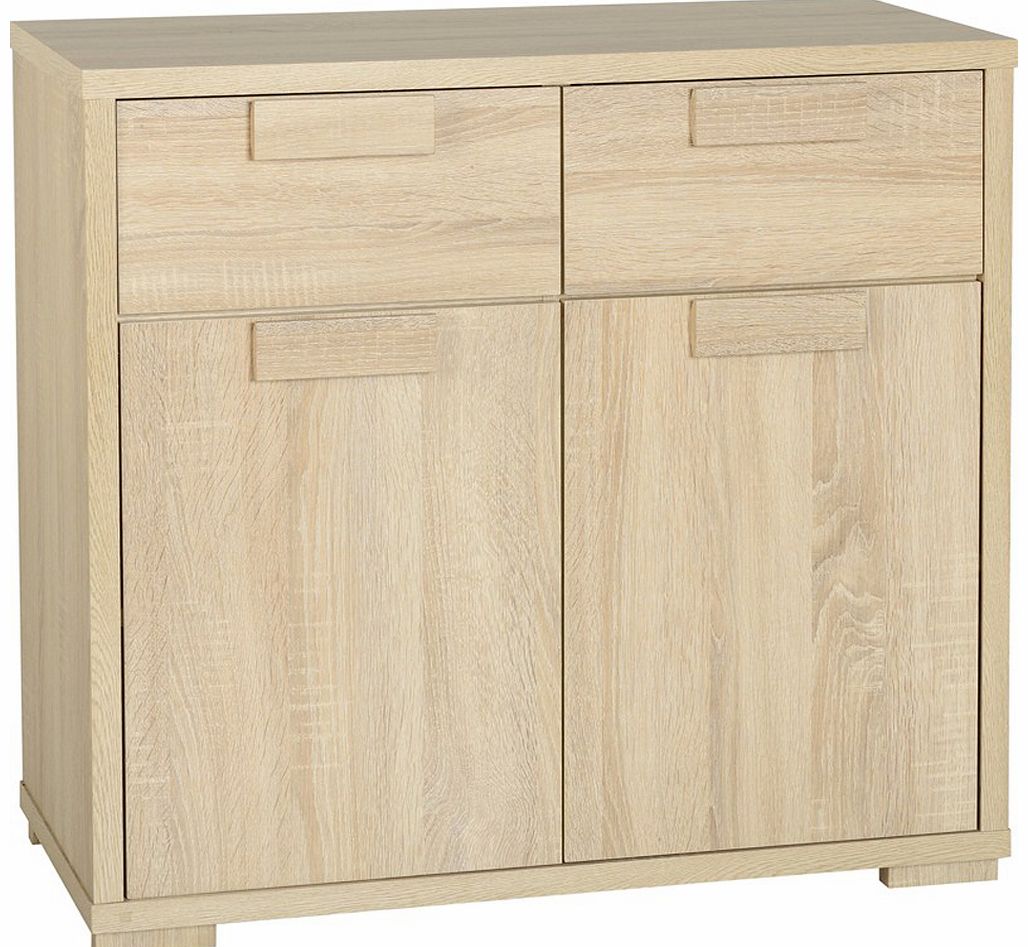 Gardens and Homes Direct Cambourne Oak Effect 2 Drawer Sideboard
