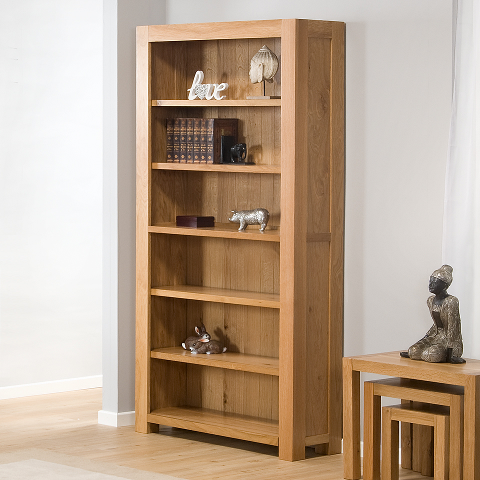 Gardens and Homes Direct Chepstow Oak Six Shelf Bookcase