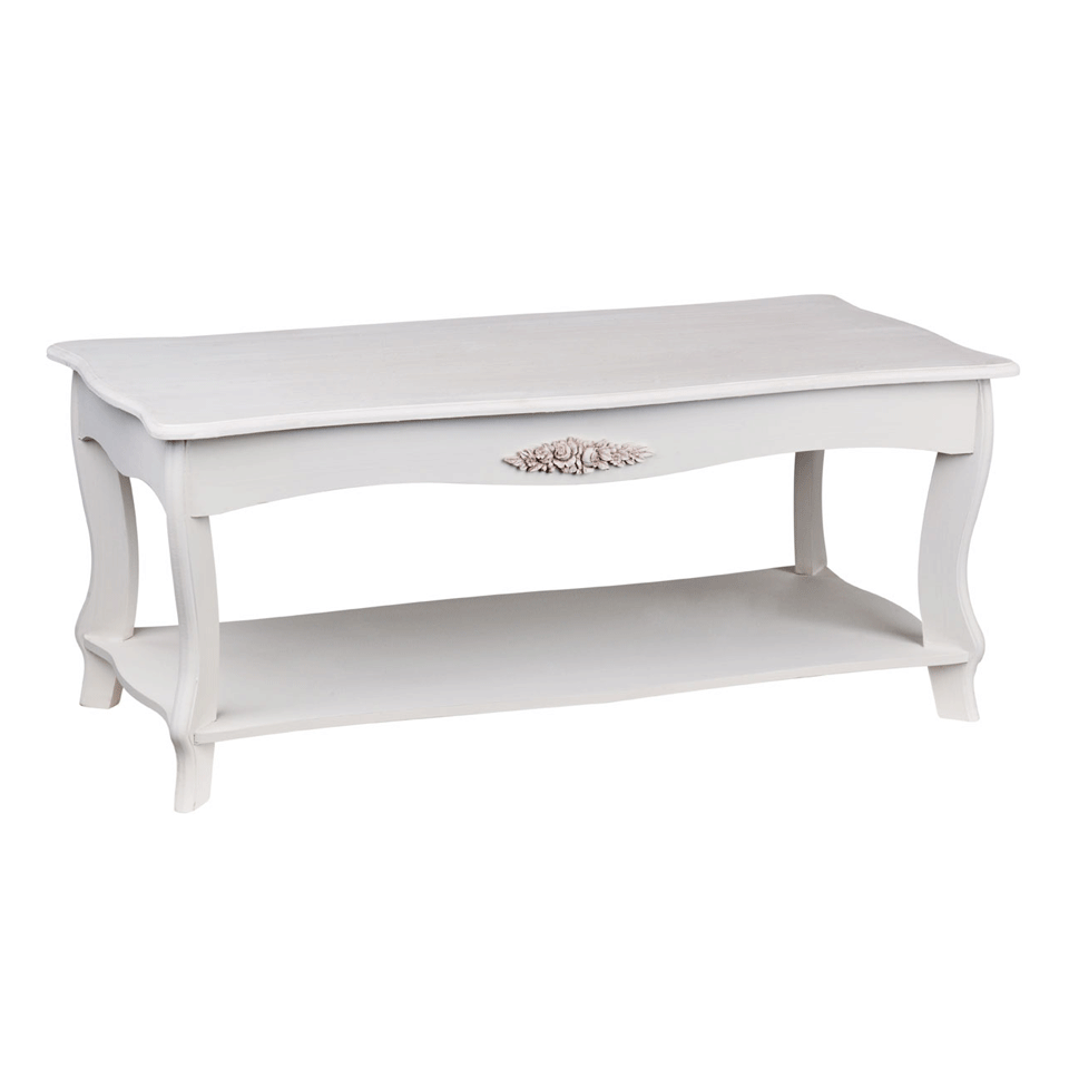 Gardens and Homes Direct Chic White Woodgrain Coffee Table