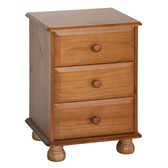 bedroom furniture b and q 3 drawer bedside 450mm ferrara oak