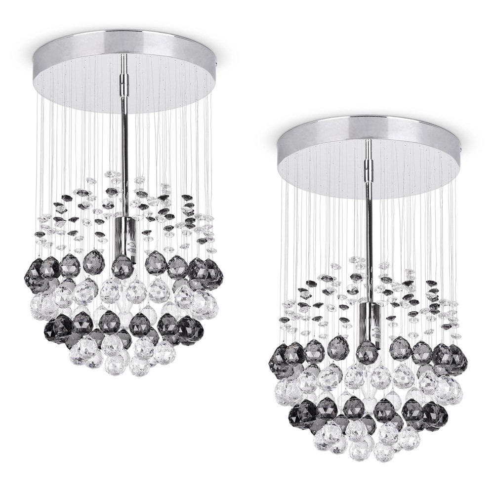 Gardens and Homes Direct Pair of Denver Ceiling Light Chandeliers in
