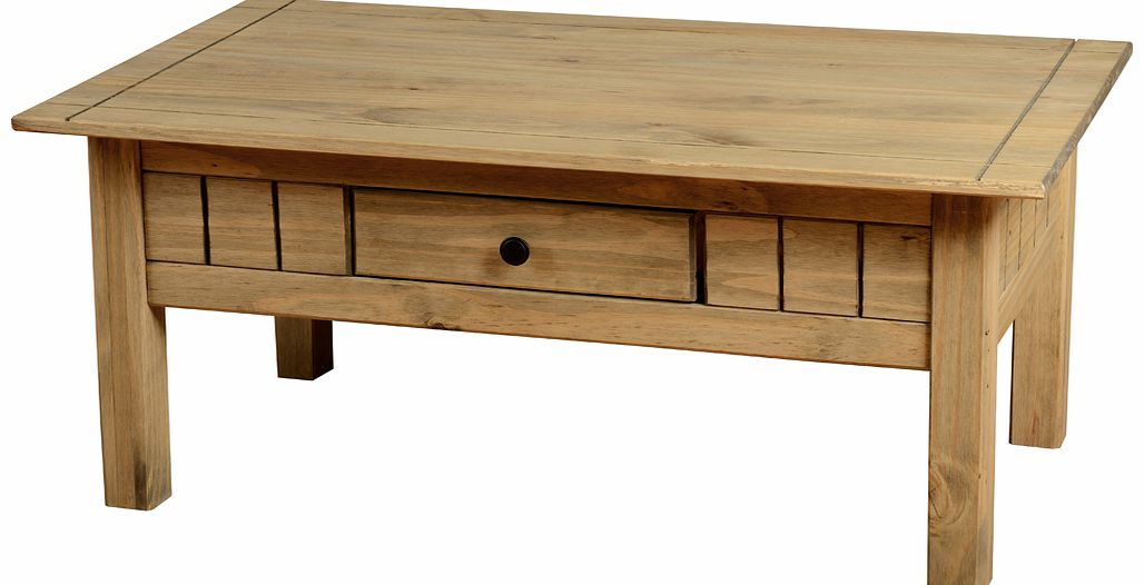 Gardens and Homes Direct Panama Solid Pine Coffee Table