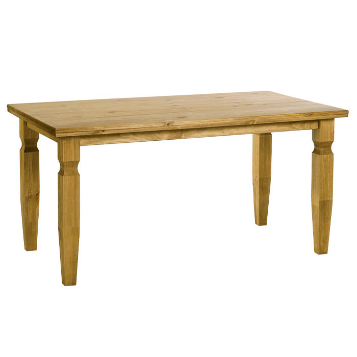 Gardens and Homes Direct Santa Fe 120cm Pine Dining Table