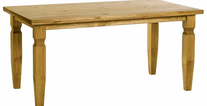 Gardens and Homes Direct Santa Fe 150cm Pine Dining Table
