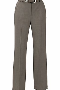 City Straight Leg High Rise Trousers,