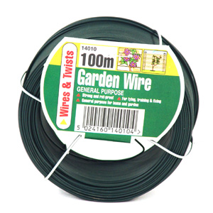 gardman 100m Garden Wire. 1.2mm diameter