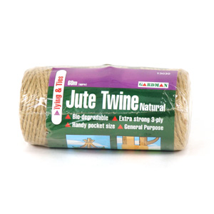 gardman Jute Twine. Natural - 100g Spool