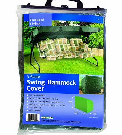 Gardman Large 7 Foot 3 Seater Garden Swing Hammock Outdoor Cover