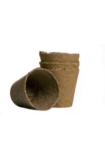 Gardman Peat Pots - 8cm Round x 12