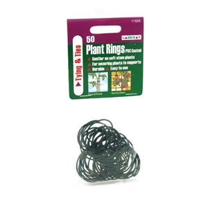 gardman PVC Coated Plant Rings X 50