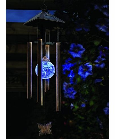 Gardman Solar Wind Chime Garden Light