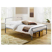 Garland King Bed Chrome Finish And Sprung Slats