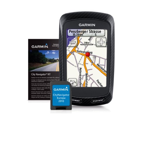 Garmin Edge 800 Touchscreen GPS Bike Computer Performance Bundle with City Navigator Street Maps for Europe
