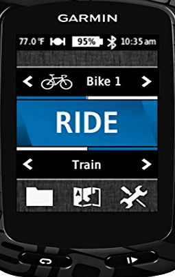 Edge 810 Touchscreen GPS Bike Computer with Heart Rate Monitor and Speed/Cadence Sensor and City Navigator Street Maps for Europe