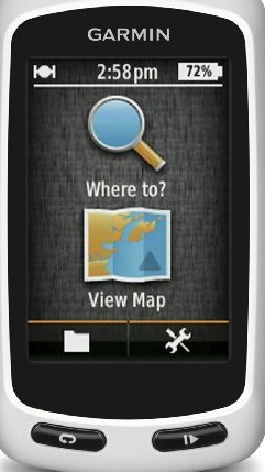 Edge Touring Touchscreen GPS Bike Computer with Preloaded Cycle Map