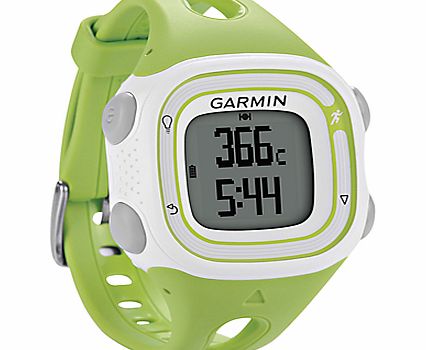 Garmin Forerunner 10 Watch, Green/White