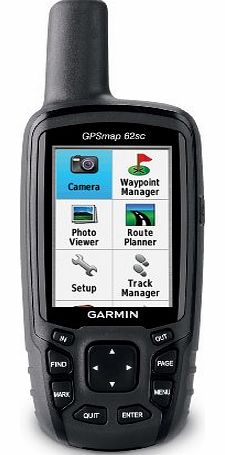 Garmin GPSMAP 62sc Rugged Handheld GPS with Digital Camera, Barometric Altimeter and Electronics Compass