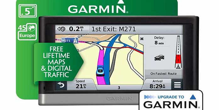 Garmin Nuvi 2598LMT-D 5 Inch Sat Nav with Case