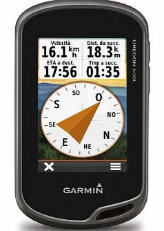 Garmin Oregon 600T Touchscreen Handheld GPS with Preloaded European Recreational Map
