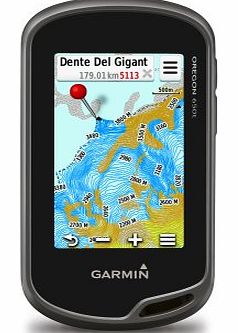 Garmin Oregon 650T Touchscreen Handheld GPS with 8MP Camera and Preloaded European Recreational Map