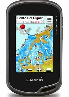 Garmin Oregon 650T Touchscreen Handheld GPS with 8MP Camera and Preloaded European Recreational Map