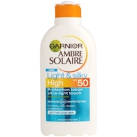 Ambre Solaire 200ml Light and Silky Milk SPF50