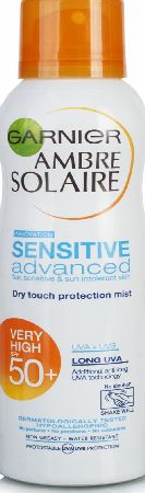 Garnier Ambre Solaire Dry Mist Sensitive SPF50 