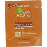 Garnier Ambre Solaire No Streaks Selftan Face Wipe