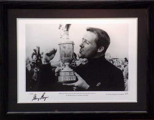 gary Player signed and framed limited edition print
