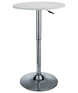 gas Lift Bar table White