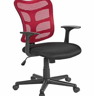GAS Lift Mesh Office Chair - Red