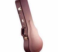 Wooden Case for Single Cutaway Guitars Brown